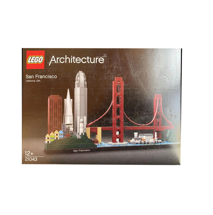 乐高建筑系列旧金山12岁21044积木玩具
