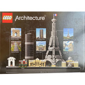 乐高建筑系列巴黎12岁+21044积木玩具